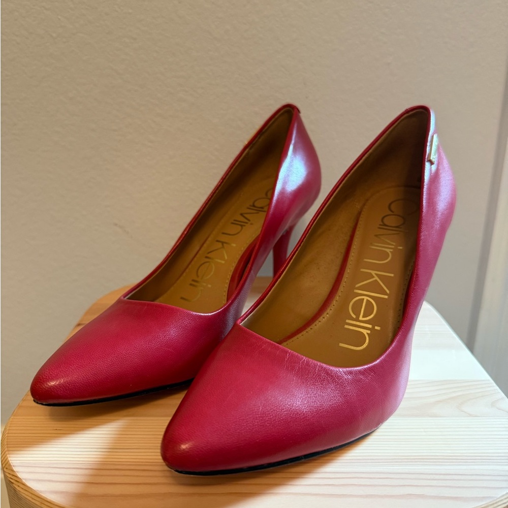 Calvin Klein Women's Red Heels